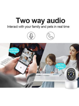 Leewello LW-342 IP Κάμερα Παρακολούθησης Wi-Fi Full HD+ 3MP με Αμφίδρομη Επικοινωνία και Φακό 3.6mm