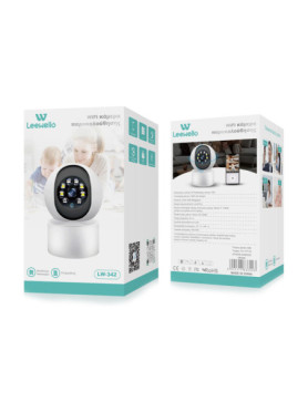 Leewello LW-342 IP Κάμερα Παρακολούθησης Wi-Fi Full HD+ 3MP με Αμφίδρομη Επικοινωνία και Φακό 3.6mm