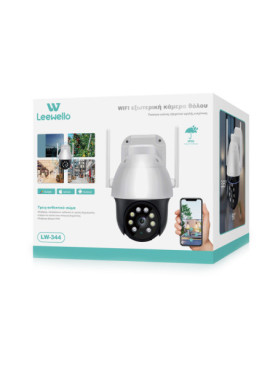 Leewello LW-344 IP Κάμερα Παρακολούθησης Wi-Fi Full HD+ 5MP Αδιάβροχη με Αμφίδρομη Επικοινωνία και Φακό 4mm