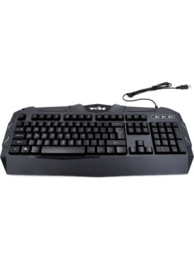Weibo WB-520 Σετ Gaming Μηχανικό Πληκτρολόγιο με Μεμβράνης διακόπτες και RGB φωτισμό &amp; Ποντίκι (Αγγλικό US)