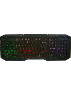 Weibo 655709 Gaming Πληκτρολόγιο με Φωτιζόμενα πλήκτρα (Αγγλικό US)