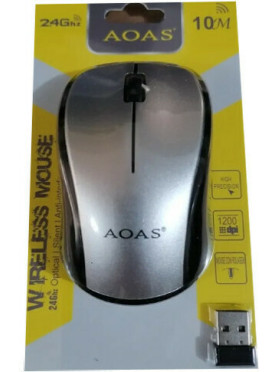Aoas Aoas R-602 Ασύρματο Ποντίκι Ασημί