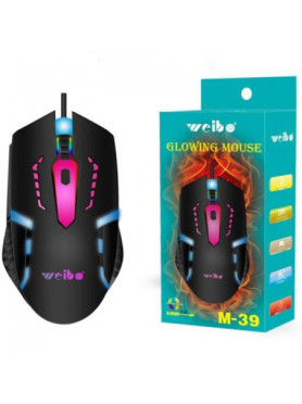 Weibo M39 RGB Gaming Ποντίκι 3200 DPI Μαύρο
