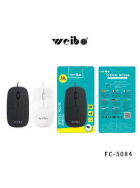 Weibo FC-5084 Ενσύρματο Ποντίκι Μαύρο