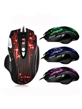 Weibo WB912 RGB Gaming Ποντίκι Μαύρο