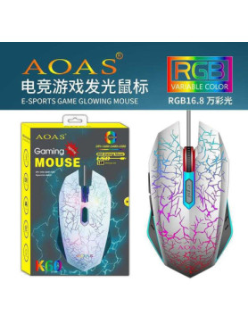 Aoas Aoas K60 Gaming Ποντίκι 3200 DPI Λευκό