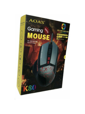 Aoas Aoas K80 Gaming Ποντίκι 3200 DPI Μαύρο