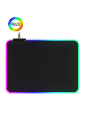 Weibo K7 Gaming Mouse Pad 300mm με RGB Φωτισμό Μαύρο