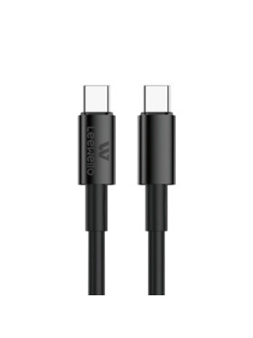 Leewello LW-139 Φορτιστής Αυτοκινήτου 30W με Θύρες: 1xUSB 1xType-C μαζί με Καλώδιο Type-C Μαύρο Χρώμα