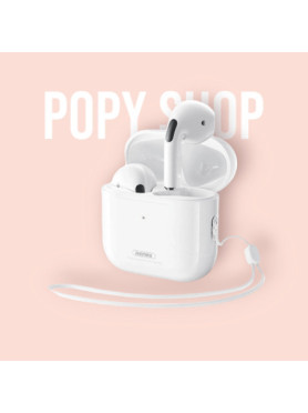 Remax Cozybuds W6 Bluetooth Handsfree Ακουστικά με Θήκη Φόρτισης Λευκά