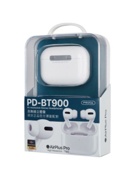 Proda PD-BT900 In-ear Bluetooth Handsfree Ακουστικά με Θήκη Φόρτισης Λευκά