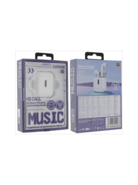 Proda PD-BT220 Earbud Bluetooth Handsfree Ακουστικά Λευκά