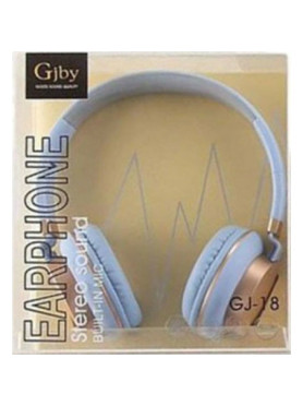 Gjby GJ-18 Ενσύρματα On Ear Ακουστικά Μπλε