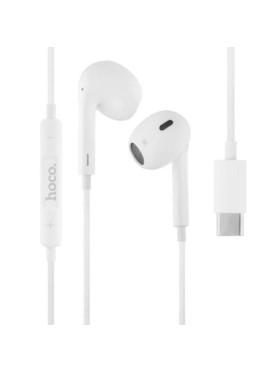Hoco M1 Max In-ear Handsfree με Βύσμα USB-C Λευκό