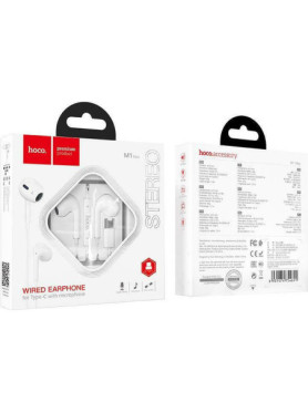 Hoco M1 Max In-ear Handsfree με Βύσμα USB-C Λευκό