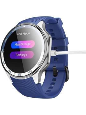 Hoco Y24 51mm Smartwatch με Παλμογράφο (Ασημί)