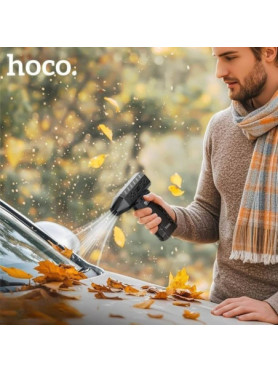 Hoco Ανεμιστηράκι Χειρός USB με Φωτισμό Μαύρο