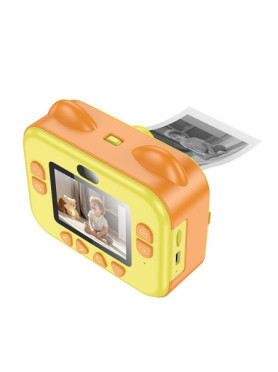Hoco DV204 Compact Φωτογραφική Μηχανή 48MP Κίτρινη