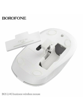 Borofone BG5 Ασύρματο Ποντίκι Λευκό