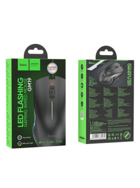 Hoco GM19 RGB Gaming Ποντίκι Μαύρο