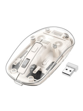 Hoco GM29 Ασύρματο Bluetooth Ποντίκι Space White