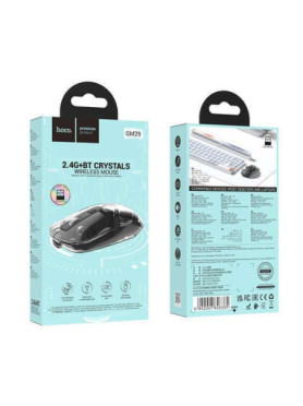 Hoco GM29 Ασύρματο Bluetooth Ποντίκι Dark Night Black