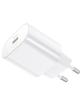 Hoco Φορτιστής Χωρίς Καλώδιο με Θύρα USB-C 25W Power Delivery Λευκός (N22 Jetta)