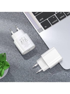 Hoco Φορτιστής Χωρίς Καλώδιο με Θύρα USB-C 25W Power Delivery Λευκός (N22 Jetta)