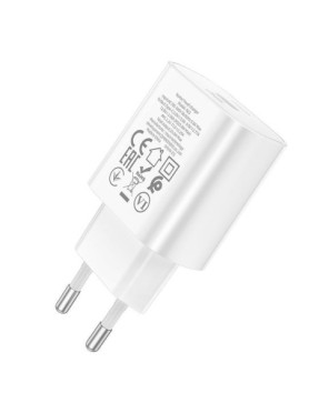 Hoco Φορτιστής Χωρίς Καλώδιο με Θύρα USB-C 25W Power Delivery Λευκός (N22 Jetta)