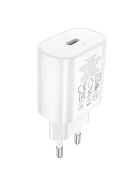 Hoco Φορτιστής Χωρίς Καλώδιο με Θύρα USB-C 25W Power Delivery Λευκός (N22 Jetta)