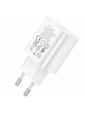 Hoco Φορτιστής Χωρίς Καλώδιο με Θύρα USB-C 25W Power Delivery Λευκός (N22 Jetta)