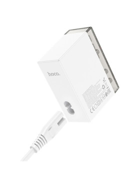 Hoco Βάση Φόρτισης με 3 Θύρες USB-A και 3 Θύρες USB-C 65W Power Delivery / Quick Charge 3.0 σε Λευκό χρώμα (N36)