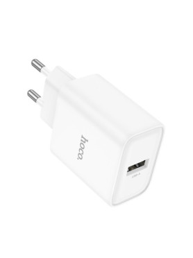 Hoco Φορτιστής Χωρίς Καλώδιο με Θύρα USB-C 20W Power Delivery Λευκός (DC72)