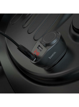 Hoco Φορτιστής Αυτοκινήτου 96W 3.1A με Θύρες: 2xUSB Μαύρος