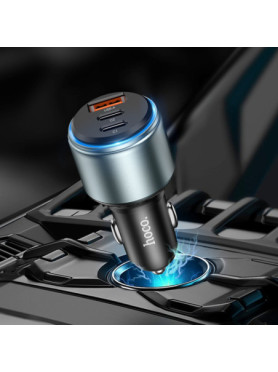 Hoco Φορτιστής Αυτοκινήτου C 18W με μία Θύρα: 1xUSB Μαύρος