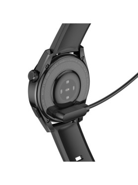 Hoco Kαλώδιο Φόρτισης USB Φορτιστής για Y9 Smart Sports Watch Μαύρος