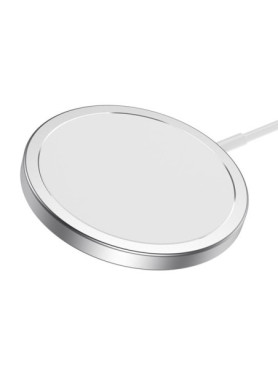 Hoco Ασύρματος Φορτιστής (Qi Pad) 15W Power Delivery Λευκός (CW30 Pro)