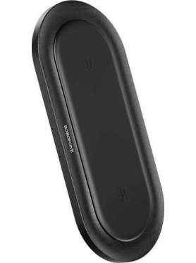 Borofone Ασύρματος Φορτιστής (Qi Pad) 18W Μαύρος (BQ7)