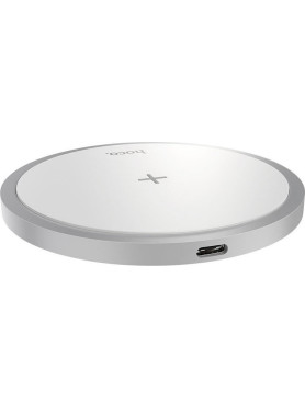 Hoco Ασύρματος Φορτιστής (Qi Pad) 15W Λευκός (CW26 Powerful)