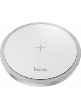Hoco Ασύρματος Φορτιστής (Qi Pad) 15W Λευκός (CW26 Powerful)