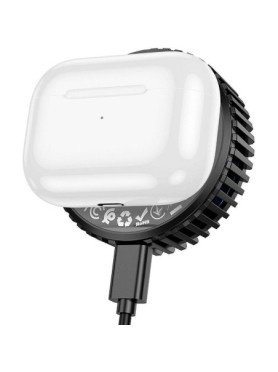 Hoco Ασύρματος Φορτιστής (Qi Pad) 15W Μαύρος (CW57)