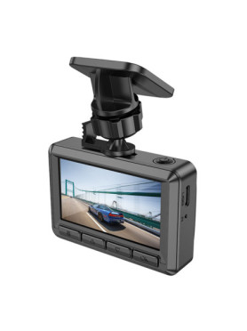 Hoco Σετ Κάμερα DVR Αυτοκινήτου 1080P με Οθόνη 2.45" WiFi, GPS για Παρμπρίζ &amp; Κάμερα Οπισθοπορείας