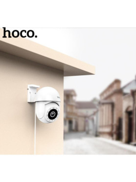 Hoco D2 IP Κάμερα Παρακολούθησης Wi-Fi Full HD+ 3MP Αδιάβροχη με Ηχείο