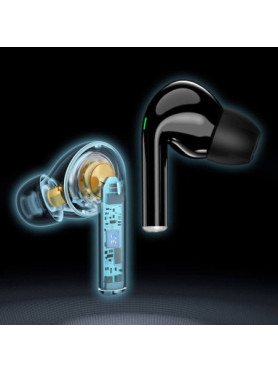 Awei T29 Pro In-ear Bluetooth Handsfree Ακουστικά με Θήκη Φόρτισης Ice Crack Blue