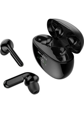 Awei T28P In-ear Bluetooth Handsfree Ακουστικά με Αντοχή στον Ιδρώτα και Θήκη Φόρτισης Μαύρα
