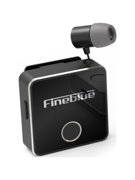 Fineblue F1 In-ear Bluetooth Handsfree Ακουστικό Πέτου Μαύρο