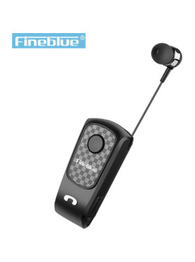 Fineblue F Plus In-ear Bluetooth Handsfree Ακουστικό Πέτου Μαύρο