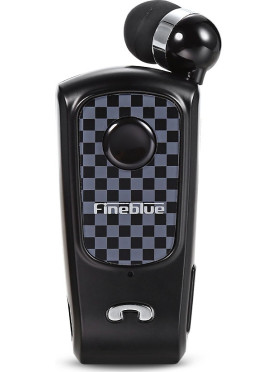 Fineblue F Plus In-ear Bluetooth Handsfree Ακουστικό Πέτου Μαύρο