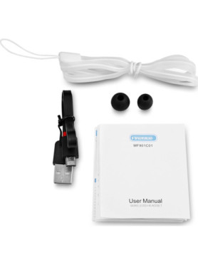 Fineblue F980 In-ear Bluetooth Handsfree Ακουστικό Πέτου Μαύρο
