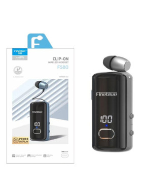 Fineblue F580 In-ear Bluetooth Handsfree Ακουστικό Μαύρο